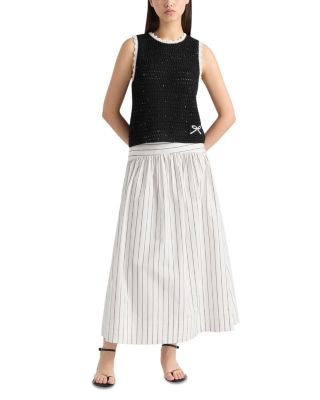 Stripe Maxi Skirt