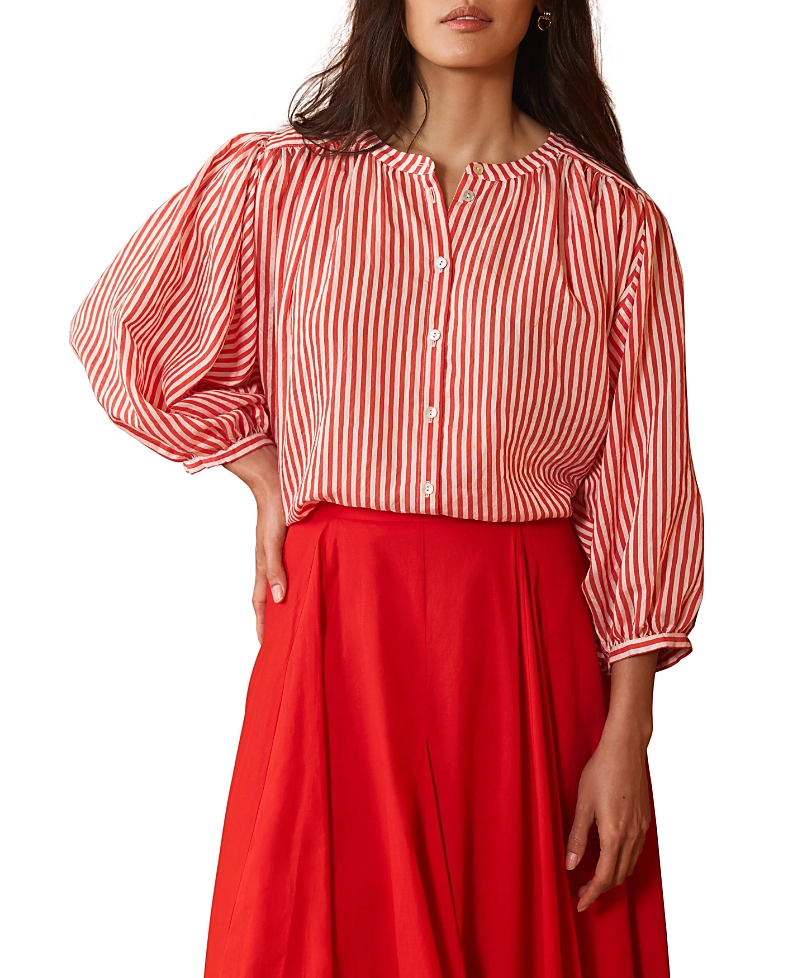 Mint Velvet Women's Striped Batwing Blouse
