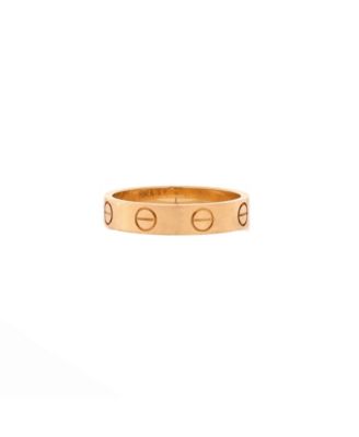  Love Wedding Band Ring 18K Gold