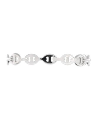Medium Chaine d'Ancre Enchainee Cuff Bracelet Sterling Silver
