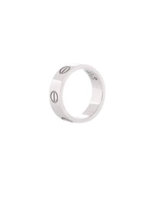  Love Band Ring 18K White Gold