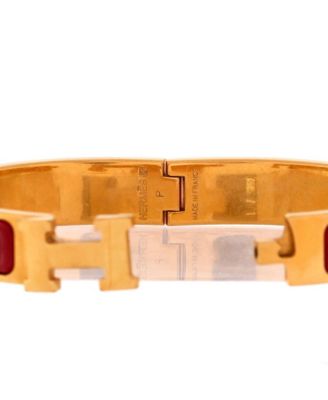 Narrow Clic H Bracelet Enamel