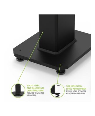  SX22 22" Tall Fillable Speaker Stands with Isolation Feet - Pair