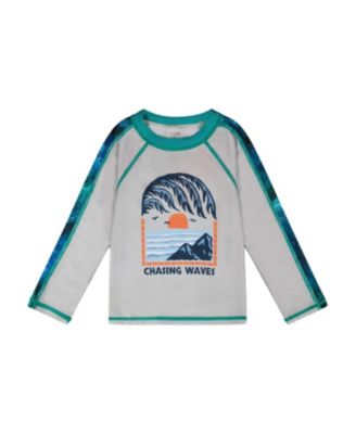 Boys' Long Sleeve Graphic Rashguard - Little Kid, Big Kid