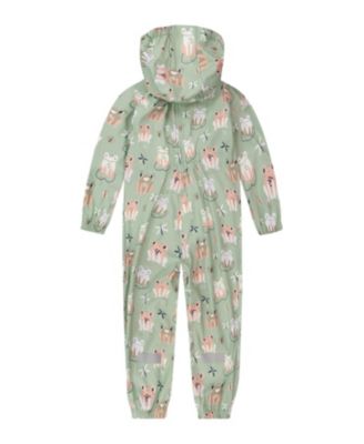 Girls' Color Changing Animal Print Rain Jumpsuit - Baby, Little Kid