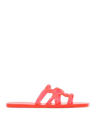 Women's Asymmetric Jelly Slides