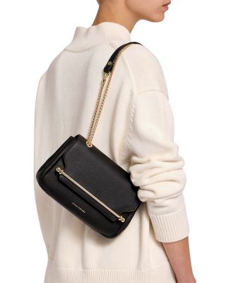 East West Mini Leather Shoulder Bag
