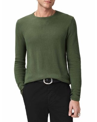 Montclair Long Sleeve Mesh Crewneck Sweater