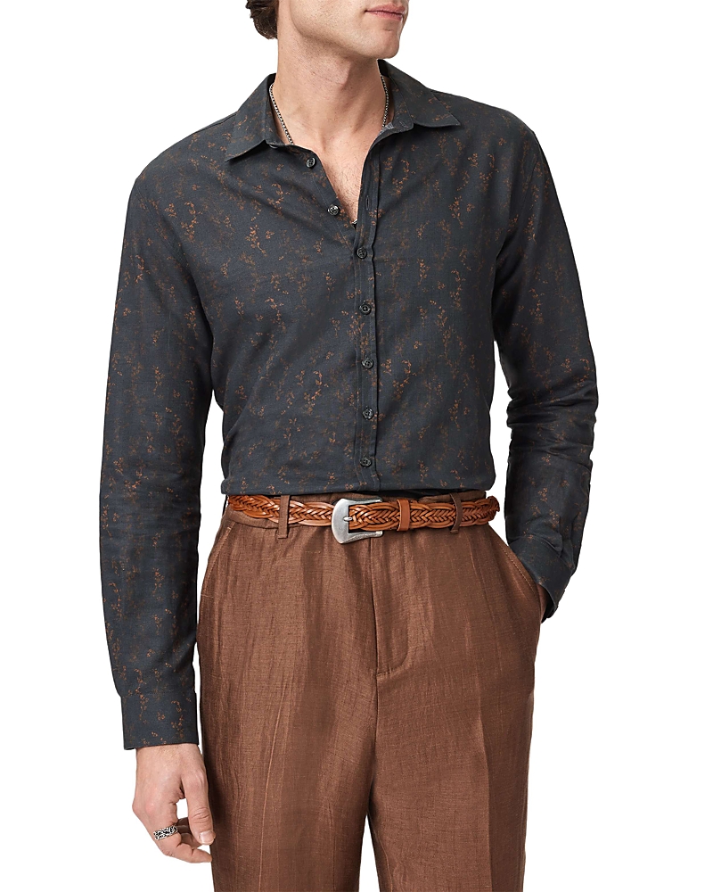 John Varvatos Bucks Linen Cotton Shirt