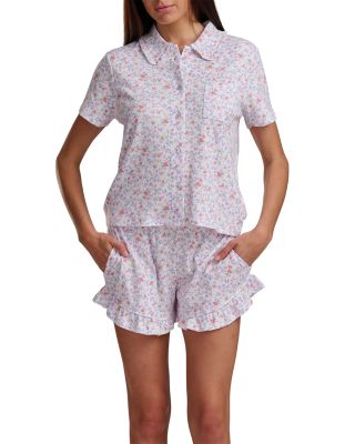 Short Sleeve Boxer Pajama Set