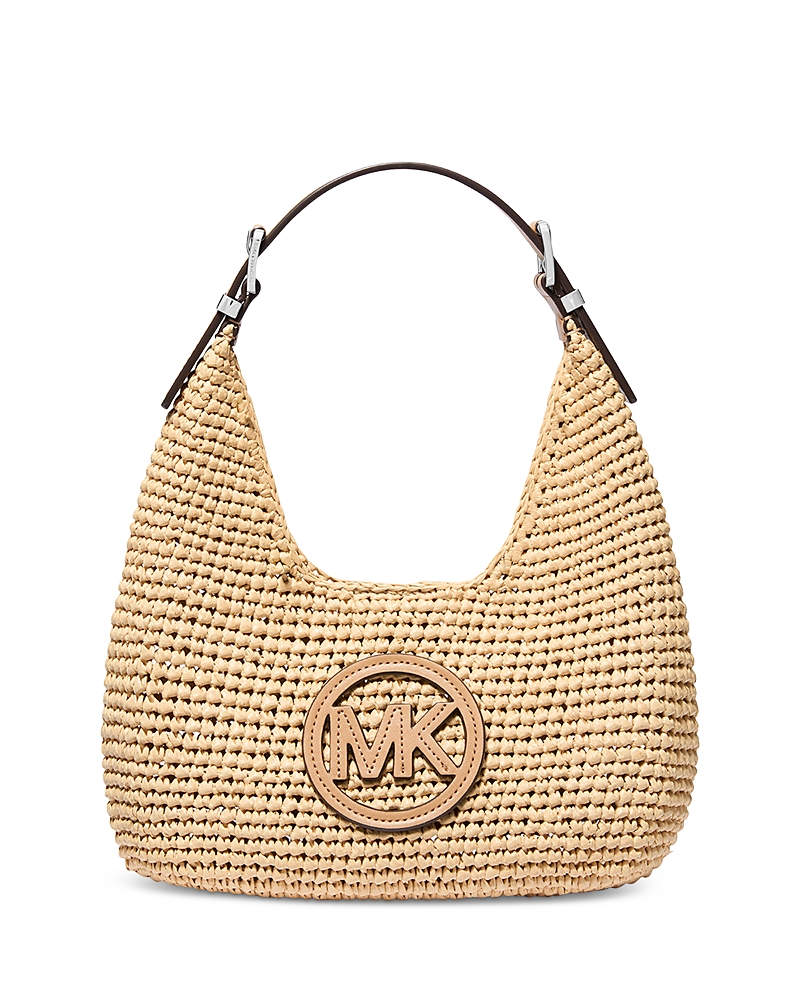 Michael Kors Nolita Small Raffia Hobo Bag