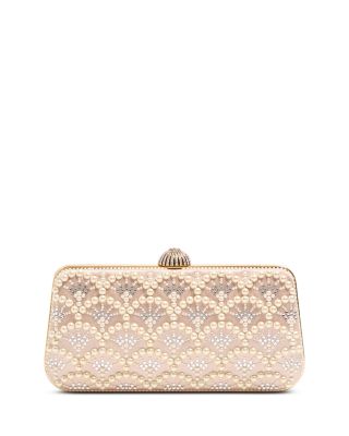 Minaudiere Embellished Chain Strap Wallet 