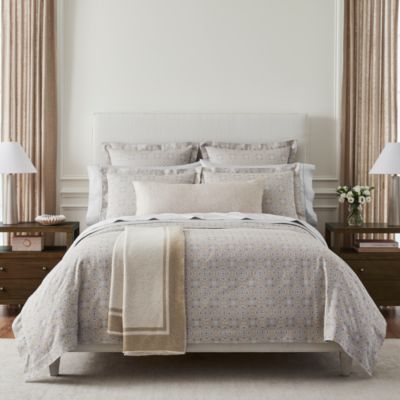 Maiolica Sateen Jacquard Sham, King - Exclusive