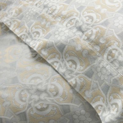 Maiolica Sateen Jacquard Duvet Cover, King - Exclusive