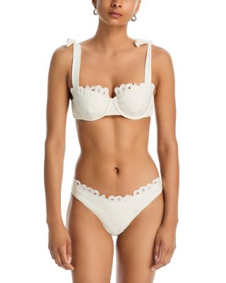 Sofie Embroidered Bikini Top