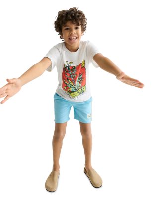 Boys' Front Artwork Neps Relaxed Fit Tee - Big Kid