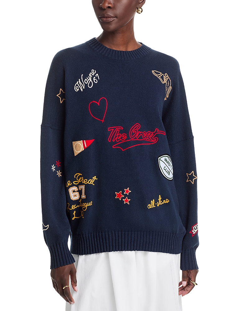 The Great. Overs Crew Pullover Sweater