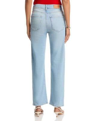 Topanga High Rise Straight Jeans in Dainty Rose