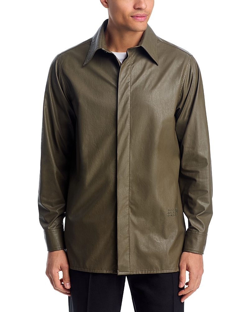 MM6 Maison Margiela Long Sleeve Hidden Placket Shirt