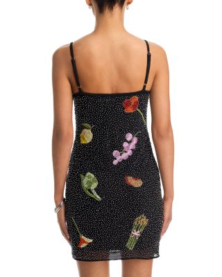 Beaded Mini Dress - Exclusive