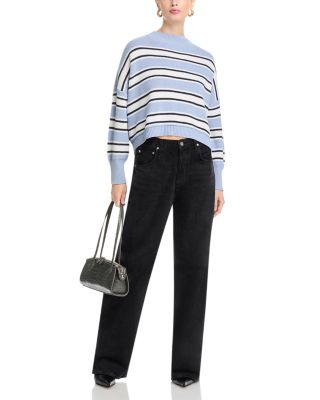 Stripe Drop Shoulder Sweater - Exclusive