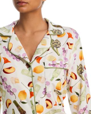 Notched Top & Pants Pajama Set - Exclusive