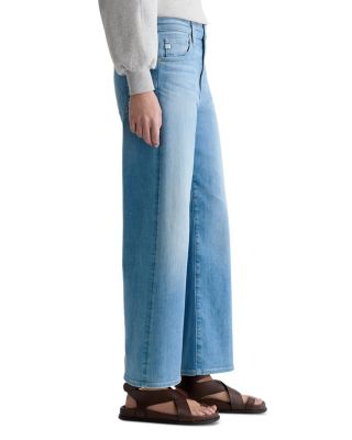 Mid Rise Wide Leg Ankle Jeans in Expedition