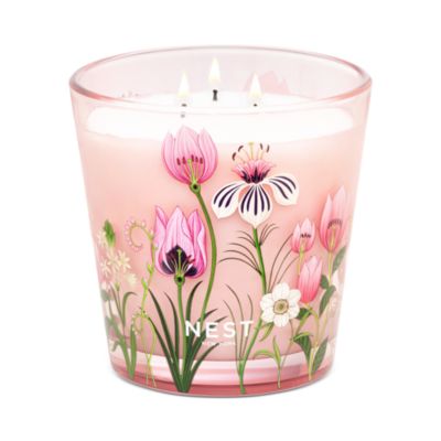 Himalayan Salt & Rosewater Decorative 3 Wick Candle