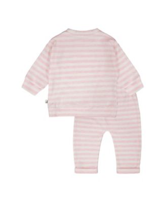 Girls' Cotton Jersey Stripes Top and Pants Set - Baby
