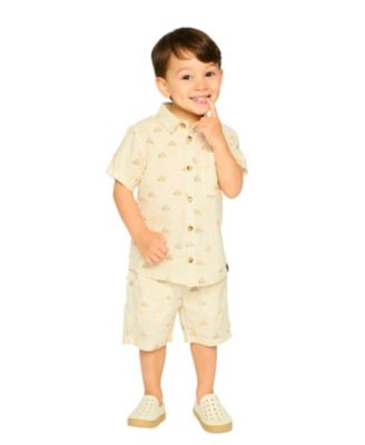 Boys' Short Sleeve Safari Poplin Shirt - Little Kid