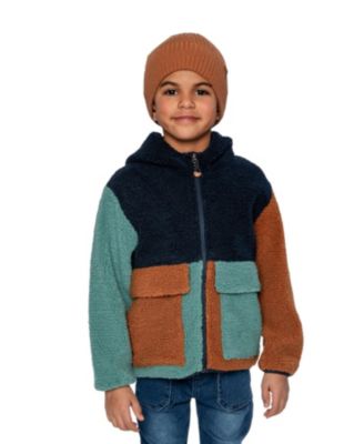 Boys' Long Sleeve Sherpa Jacket - Little Kid, Big Kid