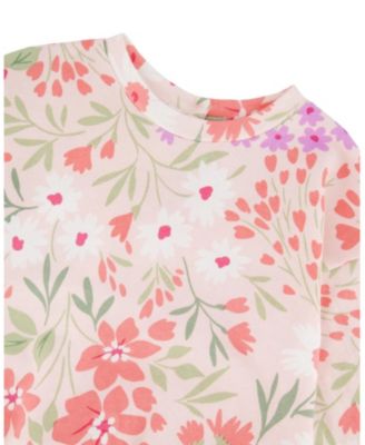 Girls' French Terry Flowers Sweatshirt - Big Kid