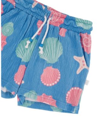 Girls' Crinkle Jersey Straight Fit Shell Shorts - Big Kid