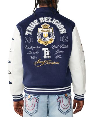 Varsity Wool Logo Patch Jacket
