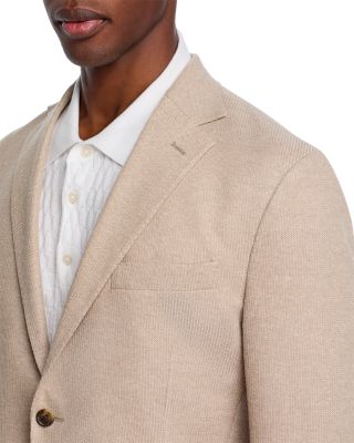 Cotton M&eacute;lange Jersey Unstructured Regular Fit Sport Coat - Exclusive