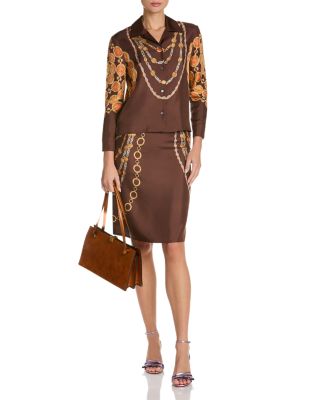 Silk Twill Print The Lover Shirt