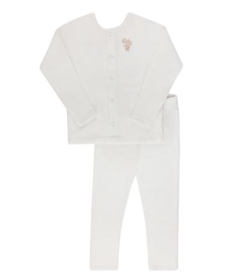 Unisex Velour Center Floral Collection Lounge Set - Baby, Little Kid