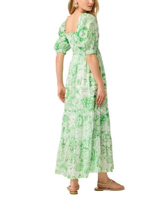  Hadly Short Sleeve Smocked Dress