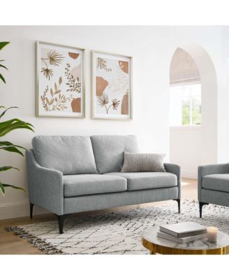  Corland Upholstered Fabric Loveseat