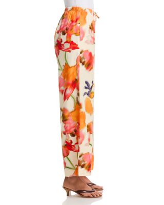 Printed Drawstring Pants