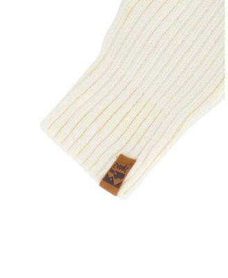  Unisex Soft Ribbed Knit Mittens - Little Kid, Big Kid