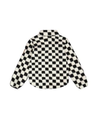 Unisex Long Sleeve Sherpa Jacket Checkerboard - Baby