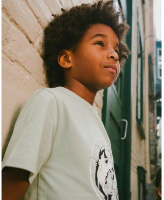 Boys' Organic Cotton Jersey Fish T-Shirt - Little Kid, Big Kid