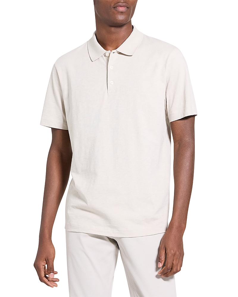 Theory Bron Polo in Cosmos Slub Cotton