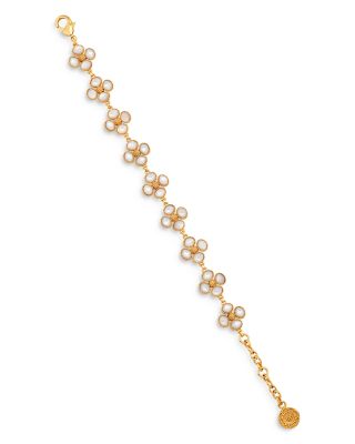 Berry Clover Mother of Pearl Link Bracelet