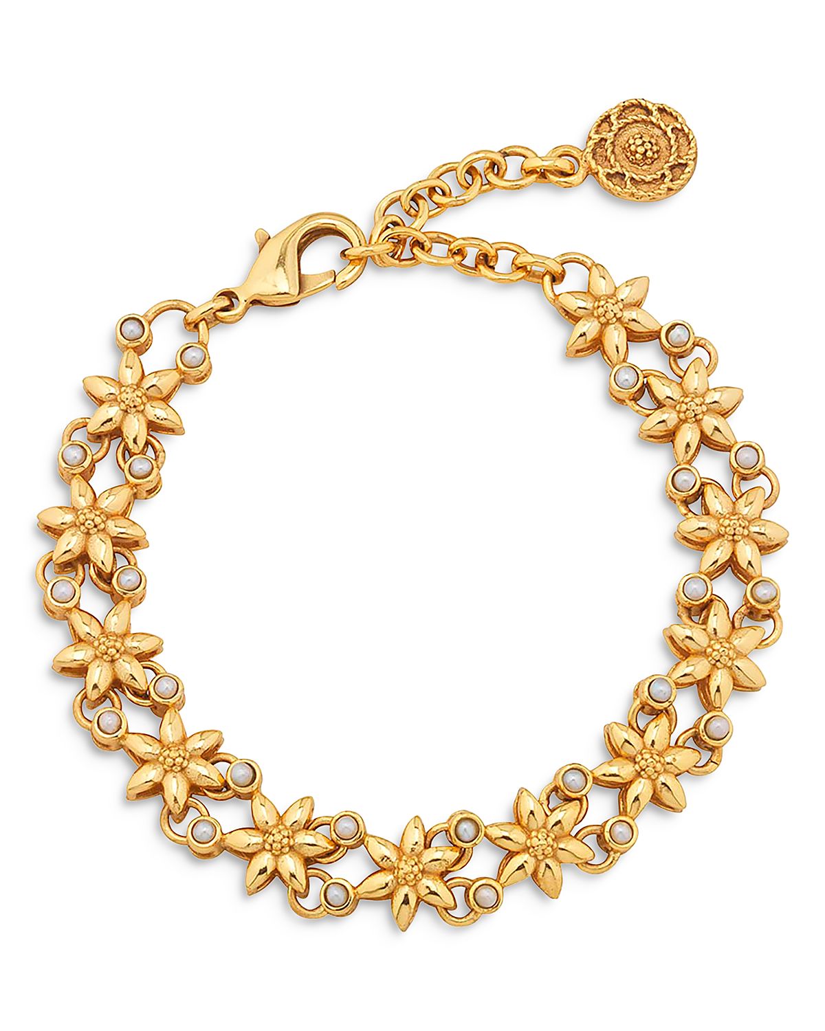 Capucine De Wulf Jasmine Shell Pearl Bracelet