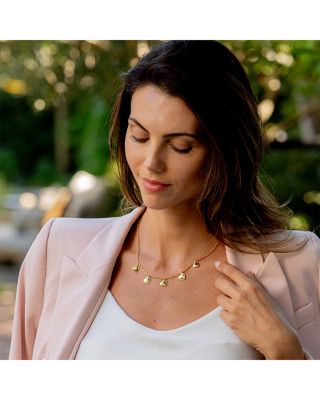 Love Heart Charm Necklace, 16-18"