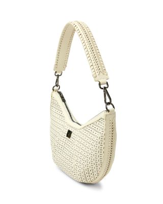 Posh Cut Out Leather Shoulder Bag