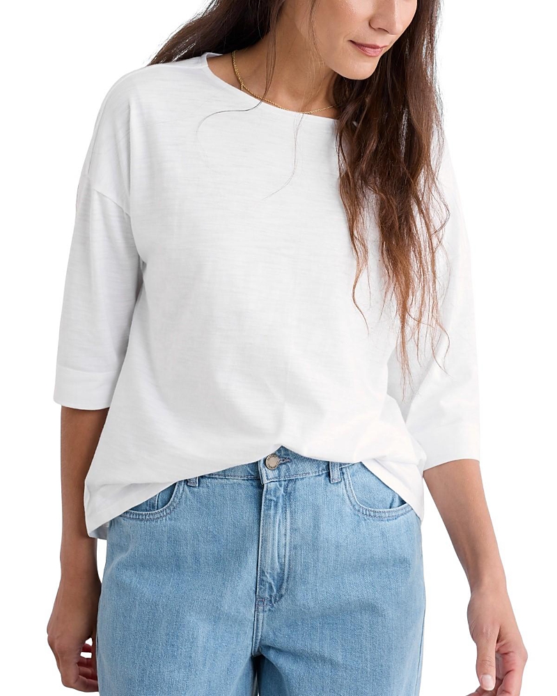 Seasalt Cornwall Tremayne Quay 3/4 Sleeve Jersey T-Shirt