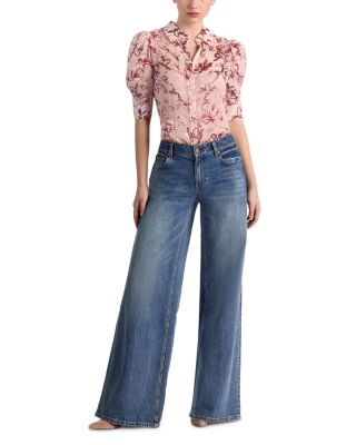 Willa Scrunched Puff Sleeve Blouse